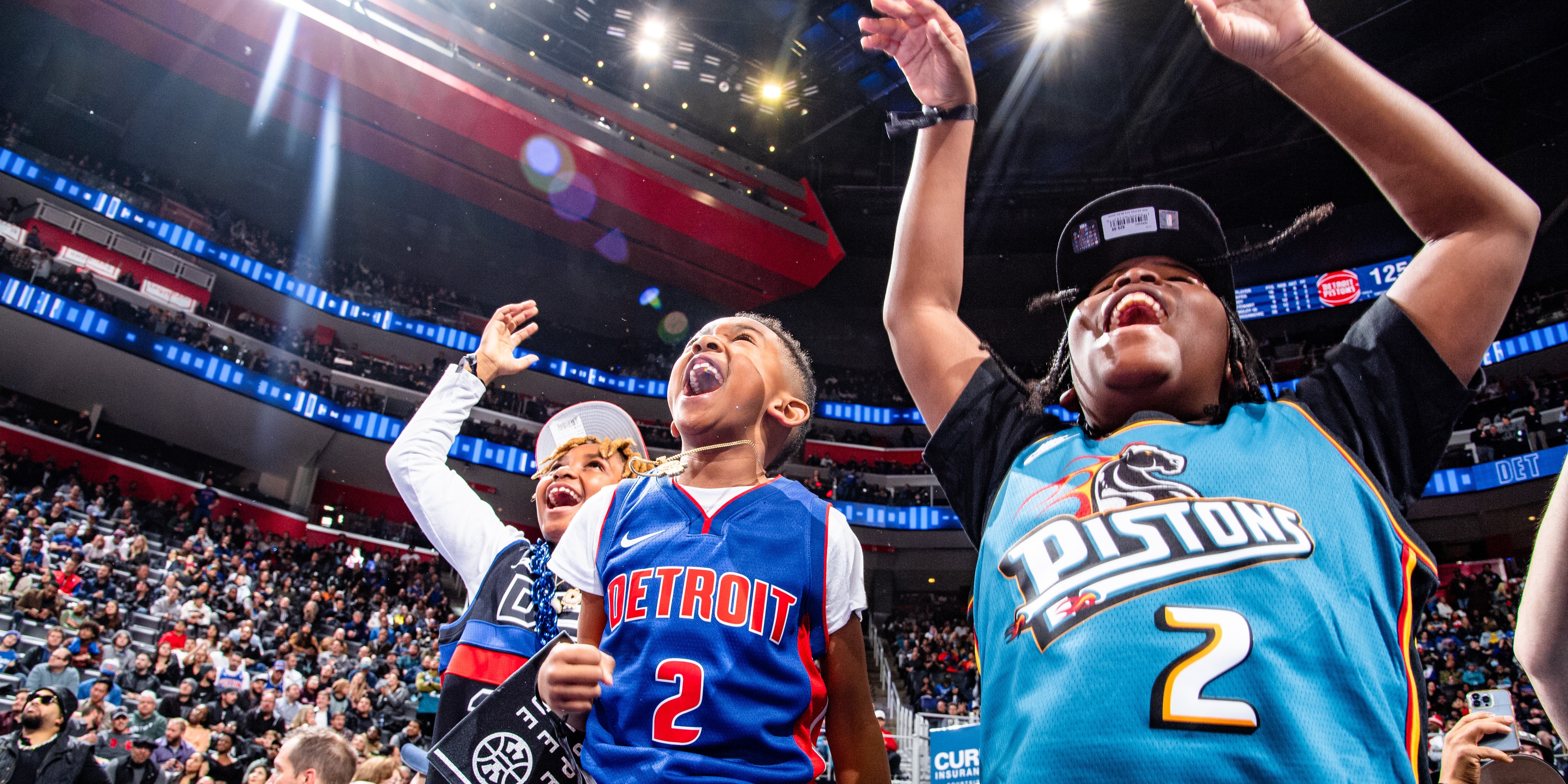 A Pistons game is a perfect night out for everyone!